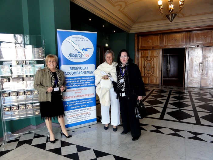 Monique BARELLI, Marie-France, et Guillemette CONTESSO